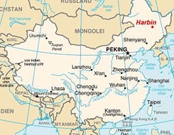 Harbin China Map